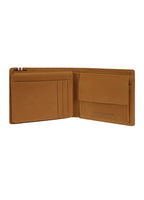 Leather Wallet LIN WOOD 2 Brown