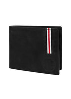 Leather Wallet LIN WOOD 2 Black