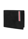 Leather Wallet LIN WOOD 2 Black