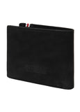 Leather Wallet LIN WOOD 2 Black