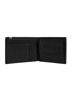 Leather Wallet LIN WOOD 2 Black