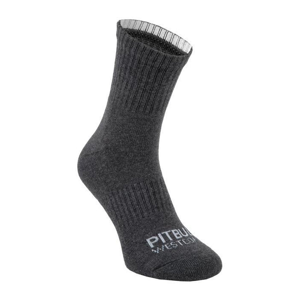 Thin High Ankle TNT Socks 3pack Charcoal