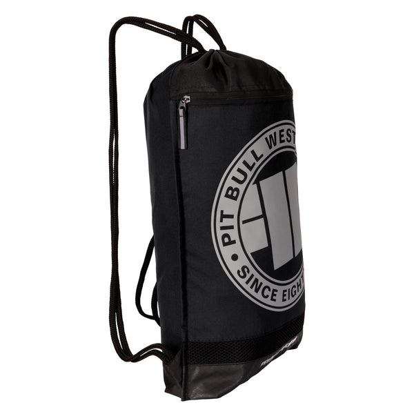 Black colour PitBull West Coast Sport gym and shoe sack bag