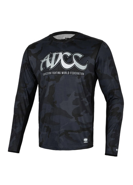 ADCC 2 All Black Camo Mesh Longsleeve T-shirt