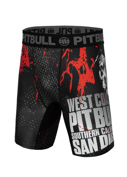 BLOOD DOG 2 Black Compression Shorts