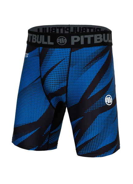 DOT CAMO 2 Blue Compression Shorts