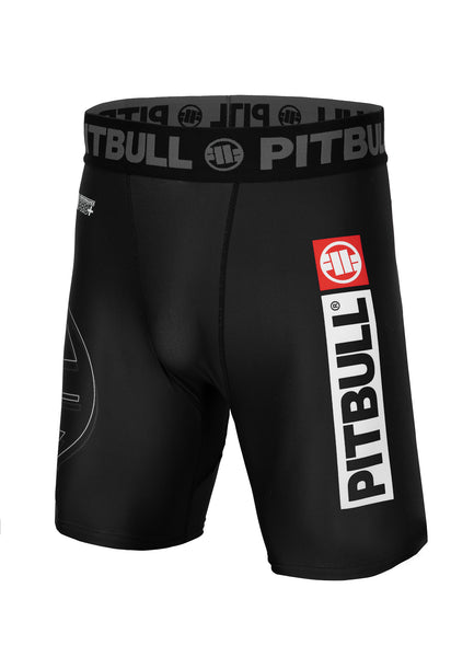 HILLTOP SPORTS Black Compression Shorts