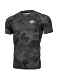 Rashguard All Black Camo Small Logo