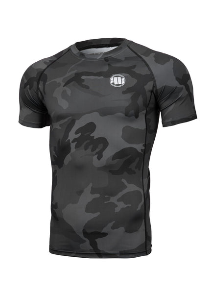 Rashguard All Black Camo Small Logo
