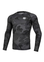 Longsleeve Rashguard All Black Camo Small Logo