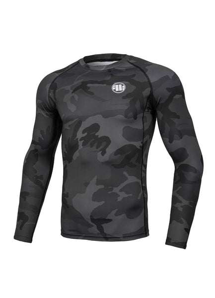 Longsleeve Rashguard All Black Camo Small Logo