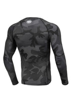 Longsleeve Rashguard All Black Camo Small Logo