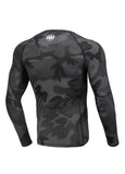 Longsleeve Rashguard All Black Camo Small Logo
