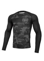 Rashguard longsleeve fitted DILLARD CASINO Grey Camo - Pitbull West Coast  UK Store