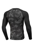 Rashguard longsleeve fitted DILLARD CASINO Grey Camo - Pitbull West Coast  UK Store