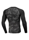Rashguard longsleeve fitted DILLARD CASINO Grey Camo - Pitbull West Coast  UK Store