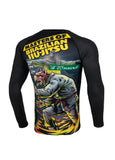 Rashguard longsleeve fitted MASTER OF BJJ Black - Pitbull West Coast  UK Store