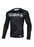 Rashguard longsleeve fitted MASTER OF BOXING Black - Pitbull West Coast  UK Store