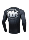 Rashguard longsleeve fitted SCRATCH Black - Pitbull West Coast  UK Store