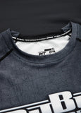 Rashguard longsleeve fitted SCRATCH Black - Pitbull West Coast  UK Store