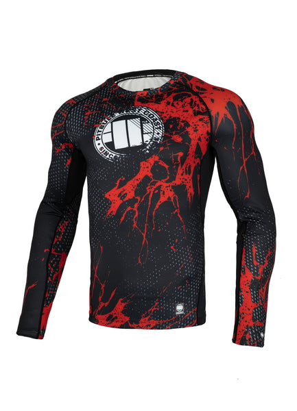 Rashguard longsleeve fitted BLOOD DOG Black - Pitbull West Coast  UK Store