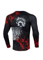 Rashguard longsleeve fitted BLOOD DOG Black - Pitbull West Coast  UK Store