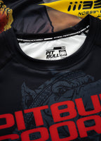 Rashguard fitted MASTER OF MUAY THAI Black - Pitbull West Coast  UK Store