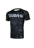Rashguard fitted MASTER OF MMA Black - Pitbull West Coast  UK Store