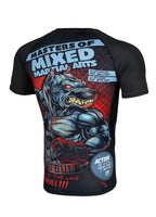 Rashguard fitted MASTER OF MMA Black - Pitbull West Coast  UK Store