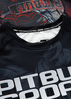Rashguard fitted MASTER OF MMA Black - Pitbull West Coast  UK Store