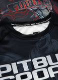 Rashguard fitted MASTER OF MMA Black - Pitbull West Coast  UK Store