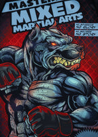 Rashguard fitted MASTER OF MMA Black - Pitbull West Coast  UK Store