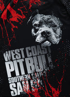 Rashguard fitted BLOOD DOG Black - Pitbull West Coast  UK Store