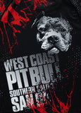 Rashguard fitted BLOOD DOG Black - Pitbull West Coast  UK Store
