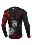 BLOOD DOG 2 Black Mesh Longsleeve T-shirt