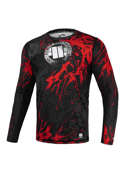 BLOOD DOG 2 Black Mesh Longsleeve T-shirt