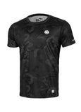 NET CAMO NEW LOGO 2 All Black Camo Mesh T-shirt