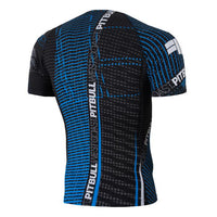 pitbull west coast rashguard charger blue
