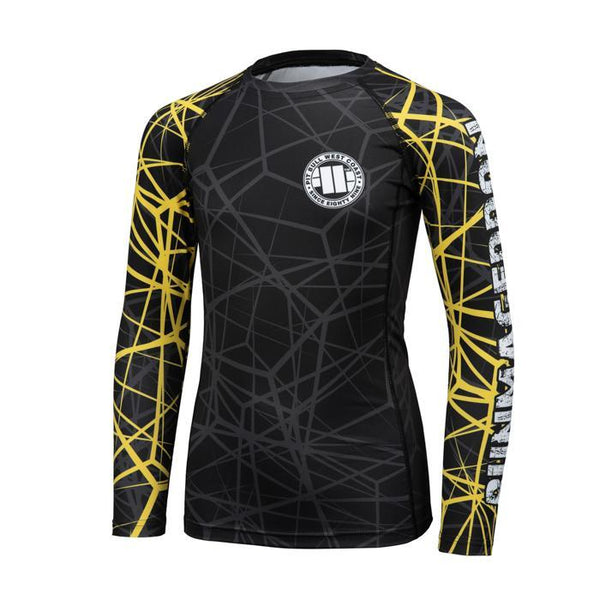 LONGSLEEVE RASHGUARD DZIECIĘCA RMG Yellow Ray - kup z Pit Bull West Coast Oficjalny Sklep 