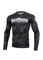 RASHGUARD LONGSLEEVE ALL BLACK CAMO - kup z Pit Bull West Coast Oficjalny Sklep 