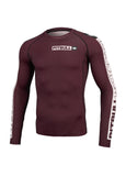 RASHGUARD LONGSLEEVE HILLTOP BURGUND - kup z Pit Bull West Coast Oficjalny Sklep 