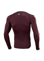 RASHGUARD LONGSLEEVE HILLTOP BURGUND - kup z Pit Bull West Coast Oficjalny Sklep 