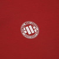 Hooded Small Logo FRENCH TERRY Red