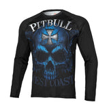 Longsleeve Rashguard Mesh Performance Pro plus Blue Skull