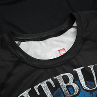 Longsleeve Rashguard Mesh Performance Pro plus Blue Skull