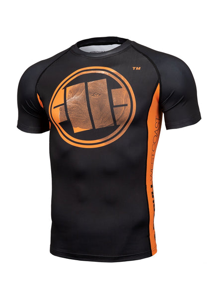 RASHGUARD ORANGE DOG 2020 CZARNY - kup z Pit Bull West Coast Oficjalny Sklep 