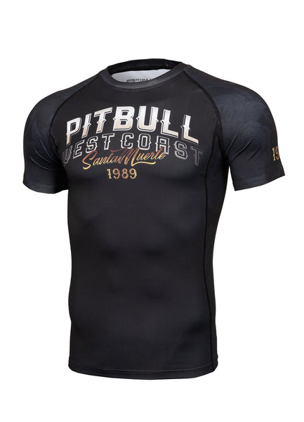 RASHGUARD SANTA MUERTE CZARNY - kup z Pit Bull West Coast Oficjalny Sklep 