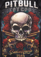 RASHGUARD SANTA MUERTE CZARNY - kup z Pit Bull West Coast Oficjalny Sklep 