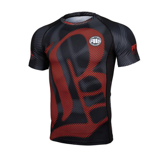 Koszulka treningowa krótki rękaw rashguard pitbullsports Pro Plus berserkers