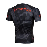 Koszulka treningowa krótki rękaw rashguard pitbullsports Pro Plus berserkers